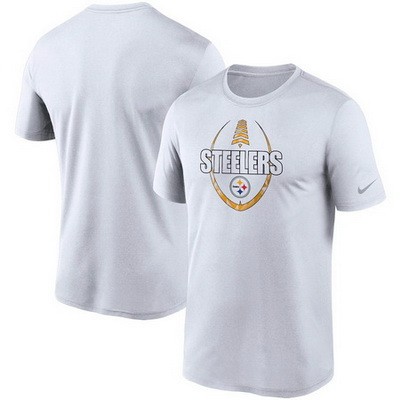 Men's Pittsburgh Steelers White Icon Performance T-Shirt
