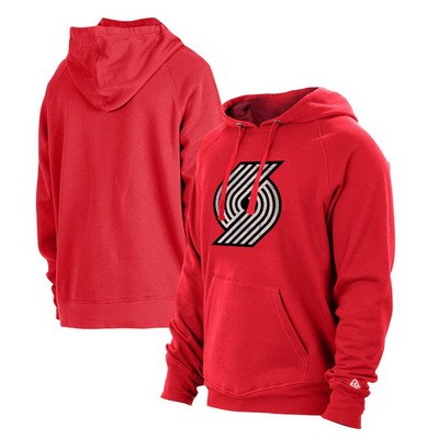 Men's Portland Trail Blazers Red 2021 City Edition Fleece Pullover Hoodie