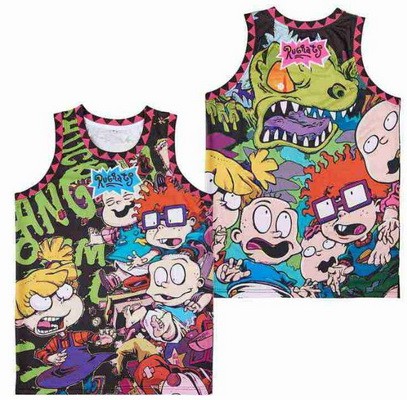 Men's Rugrats Reptar Multicolor Basketball Jersey