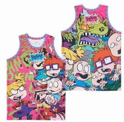 Men's Rugrats Reptar Red Basketball Jersey
