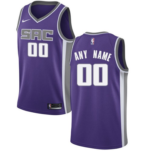 Men's Sacramento Kings Customized Purple Icon Swingman Nike Jersey