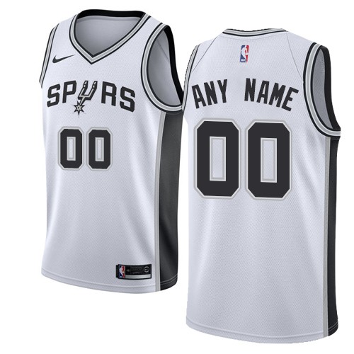 Men's San Antonio Spurs Customized White Icon Swingman Nike Jersey