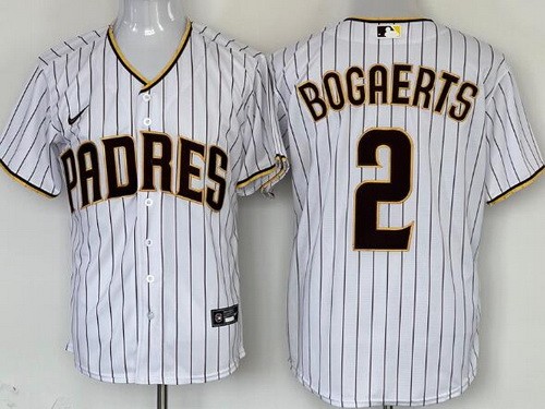 Men's San Diego Padres #2 Xander Bogaerts White Cool Base Jersey