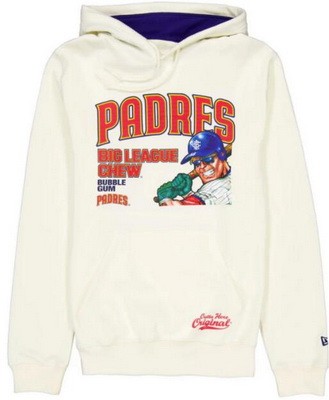 Men's San Diego Padres Cream Big League Chew Pullover Hoodie