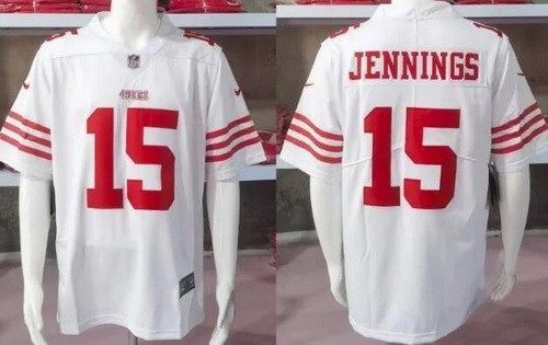 Men's San Francisco 49ers #15 Jauan Jennings Limited White Vapor Jersey