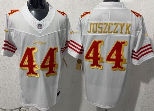 Men's San Francisco 49ers #44 Kyle Juszczyk Limited White Rivalries FUSE Vapor Jersey