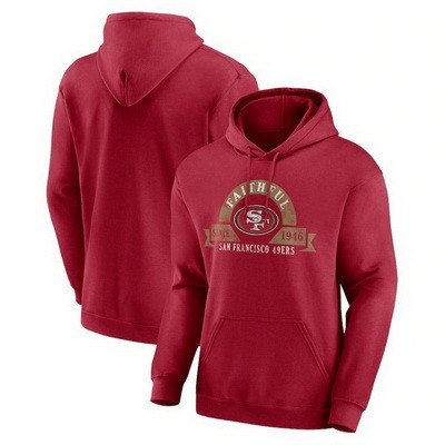 Men's San Francisco 49ers Red Utility Pullover Hoodie