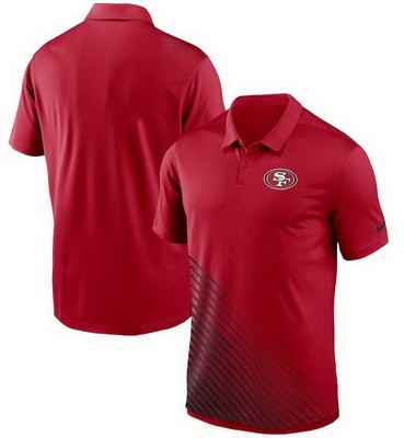 Men's San Francisco 49ers Red Vapor Performance Polo