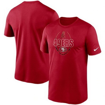 Men's San Francisco 49ers Scarlet Icon Performance T-Shirt