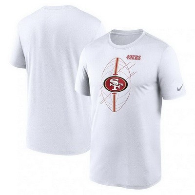 Men's San Francisco 49ers White Legend Icon Performance T Shirt