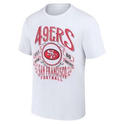 Men's San Francisco 49ers White NFL x Darius Rucker Collection Vintage Football T Shirt