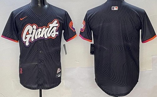 Men's San Francisco Giants Blank Black 2025 City Connect Limited Jersey
