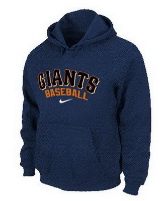 Men's San Francisco Giants Navy Blue Printed Pullover Hoodie