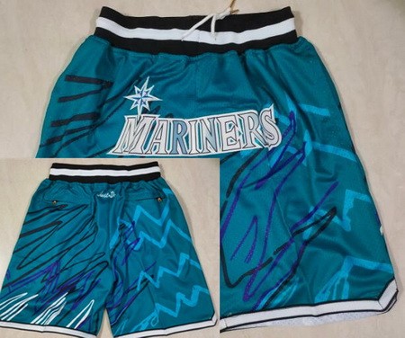 Men's Seattle Mariners Green Just Don Shorts