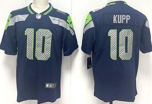 Men's Seattle Seahawks #10 Cooper Kupp Limited Navy Vapor Jersey