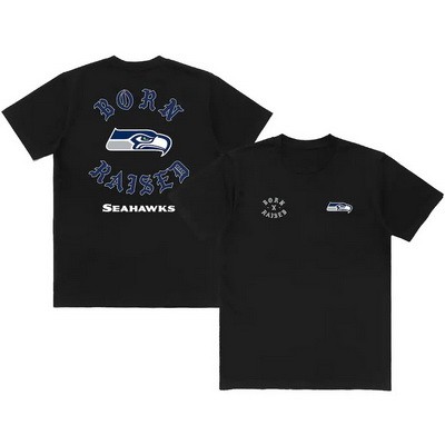 Men's Seattle Seahawks Black Born x Raised T Shirt