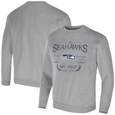 Men's Seattle Seahawks Gray NFL x Darius Rucker Collection Pullover Sweatshirt