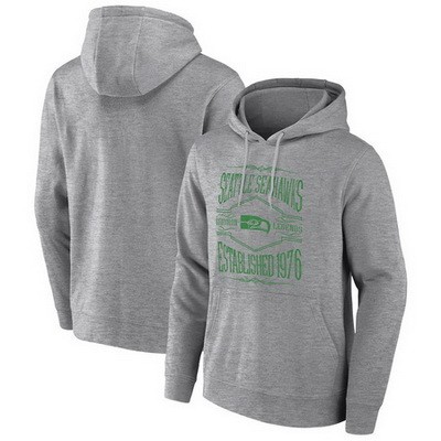 Men's Seattle Seahawks Gray x Darius Rucker Collection 2 Hit Pullover Hoodie