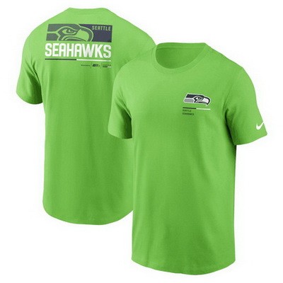 Men's Seattle Seahawks Green Team Incline T Shirt