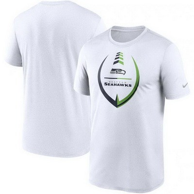 Men's Seattle Seahawks White Icon Legend Performance T Shirt