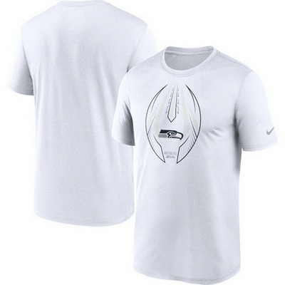 Men's Seattle Seahawks White Legend Icon T-Shirt