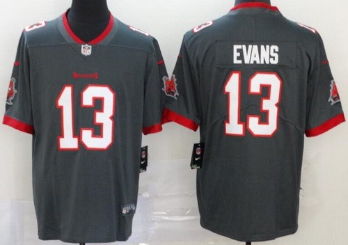 Men's Tampa Bay Buccaneers #13 Mike Evans Limited Pewter Vapor Untouchable Jersey