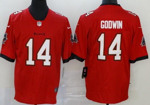 Men's Tampa Bay Buccaneers #14 Chris Godwin Limited Red Vapor Untouchable Jersey