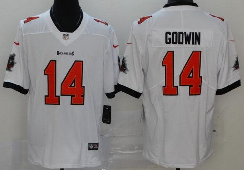 Men's Tampa Bay Buccaneers #14 Chris Godwin Limited White Vapor Untouchable Jersey