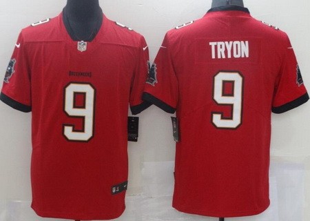 Men's Tampa Bay Buccaneers #9 Joe Tryon Limited Red Vapor Untouchable Jersey
