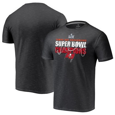 Men's Tampa Bay Buccaneers Gray 2021 Super Bowl LV Champions T-Shirt 210366