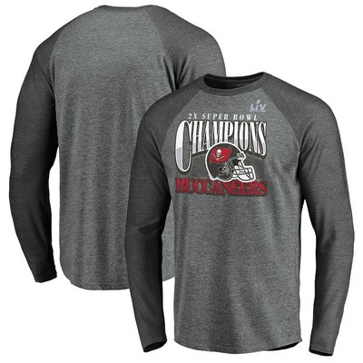 Men's Tampa Bay Buccaneers Gray 2021 Super Bowl LV Champions T-Shirt 210374