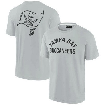 Men's Tampa Bay Buccaneers Gray Super Soft Short Sleeve T Shirt