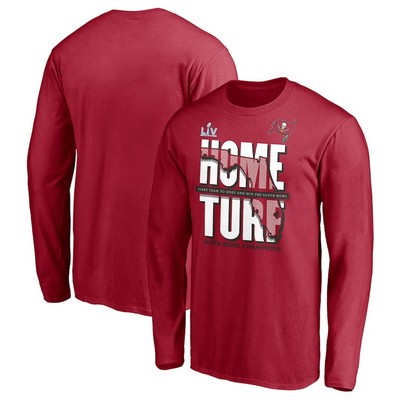 Men's Tampa Bay Buccaneers Red 2021 Super Bowl LV Champions T-Shirt 210358