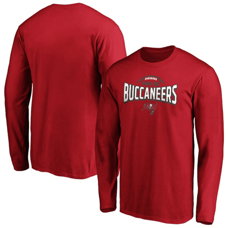 Men's Tampa Bay Buccaneers Red Darius Rucker Long Sleeve T Shirt