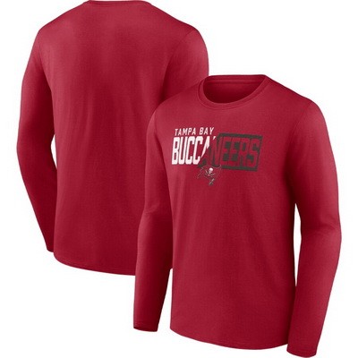 Men's Tampa Bay Buccaneers Red NFL x Bud Light Long Sleeve T Shirt