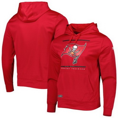 Men's Tampa Bay Buccaneers Red Printed Pullover Hoodie 302577