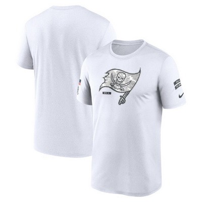 Men's Tampa Bay Buccaneers White 2024 Salute To Service Legend Performance T Shirt
