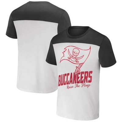 Men's Tampa Bay Buccaneers White NFL x Darius Rucker Collection Colorblocked T Shirt