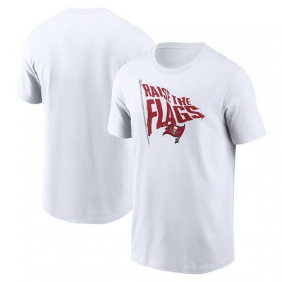 Men's Tampa Bay Buccaneers White Raise the Flags Local Essential T Shirt