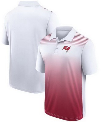 Men's Tampa Bay Buccaneers White Red Sandlot Game Polo