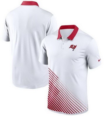 Men's Tampa Bay Buccaneers White Red Vapor Performance Polo