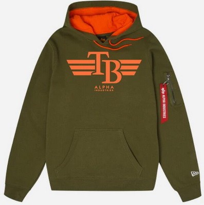 Men's Tampa Bay Rays Green Alpha Industries Pullover Hoodie