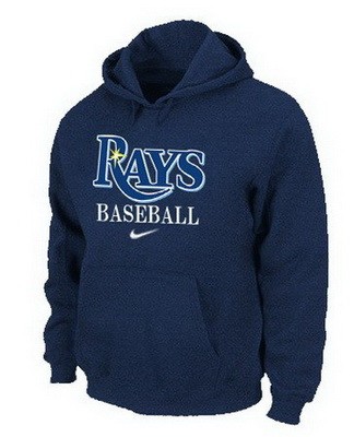 Men's Tampa Bay Rays Navy Blue Printed Pullover Hoodie