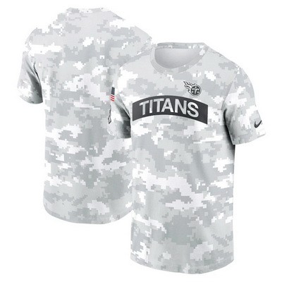 Men's Tennessee Titans Arctic Camo 2024 Salute To Service Performance T Shirt