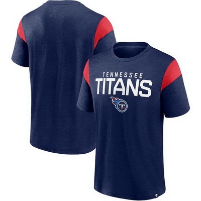 Men's Tennessee Titans Navy Home Stretch Team T Shirt