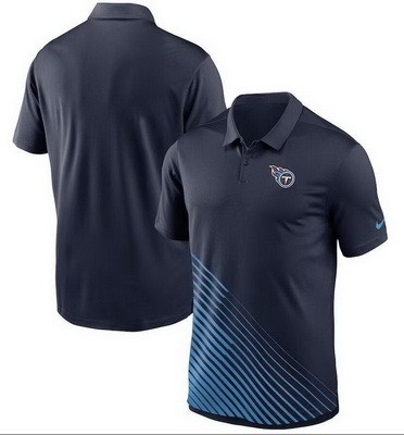 Men's Tennessee Titans Navy Vapor Performance Polo