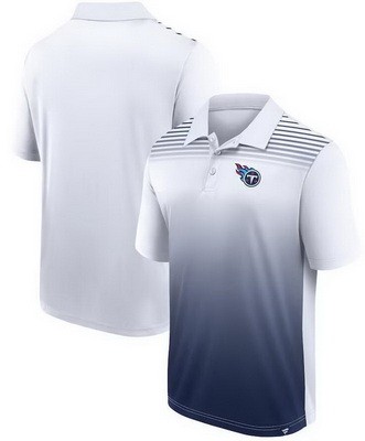 Men's Tennessee Titans White Navy Sandlot Game Polo