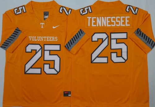 Men's Tennessee Volunteers #25 Tennessee Limited Orange 2025 College Football Jersey
