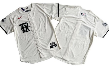 Men's Texas Rangers Blank Cream 2023 City Limited Jersey