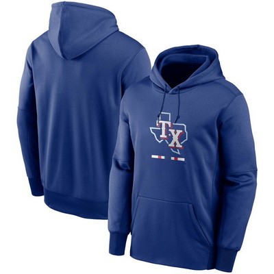 Men's Texas Rangers Printed Pullover Hoodie 112002